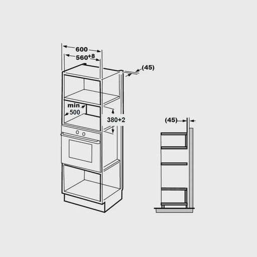 Встраиваемая Микроволновая печь Midea AG820BJU-BL